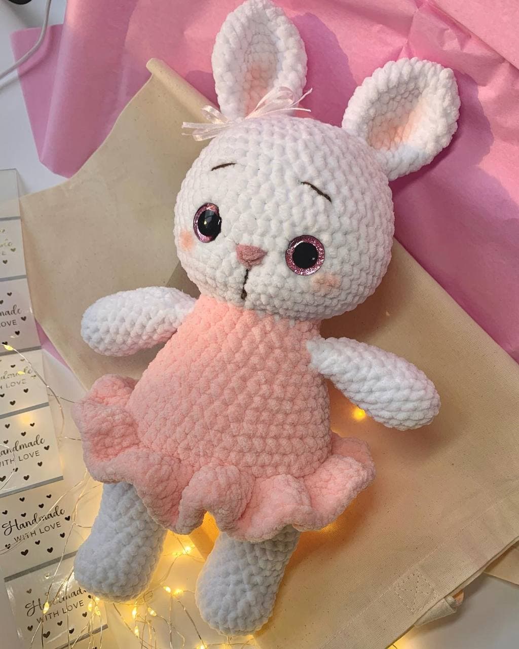 Foto de Gray Bunny in Pink Dress - photo_2026-05-19 11.20.42