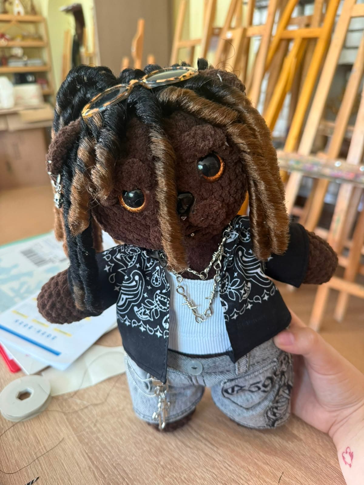 Urban Bear - Street style amigurumi